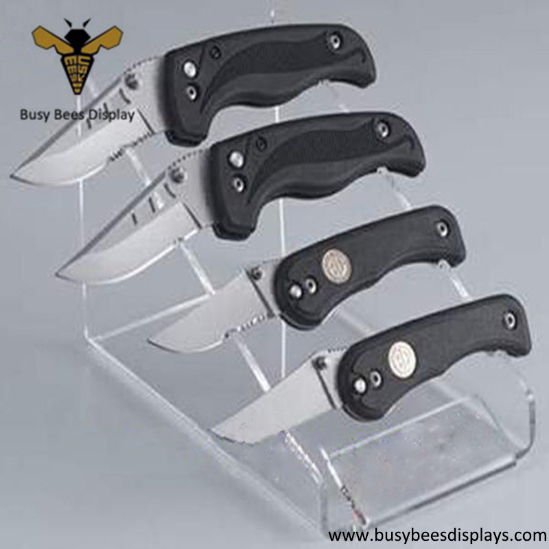 Cheapest Acrylic Knife Display Stand, Holder and Rest Display