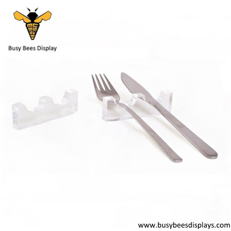 China Clear Perspex Knives Set, Holder and Display