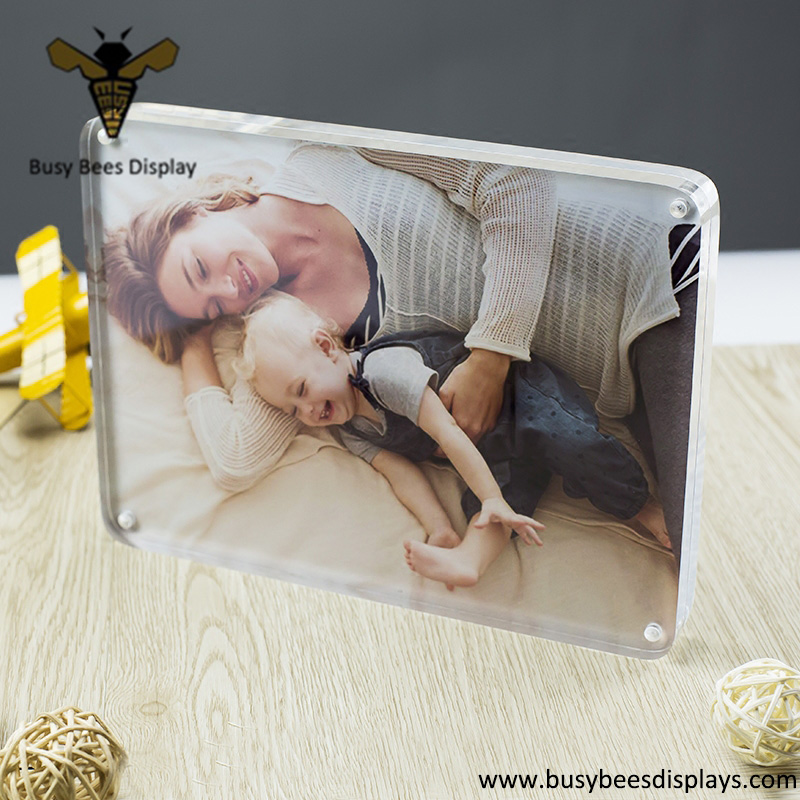 Clear Acrylic Magnetic Photo or Placard Holder Frame