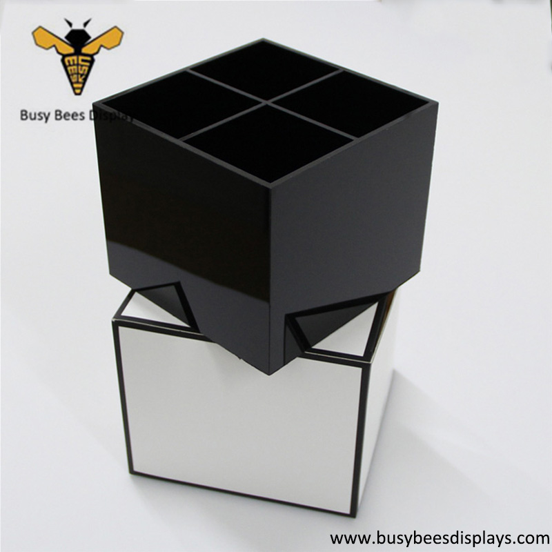 Clear Acrylic Office Document Display Paper Holder Stand