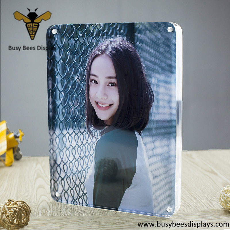 Clear Acrylic Sandwich Holder, Floating and Mounting Display
