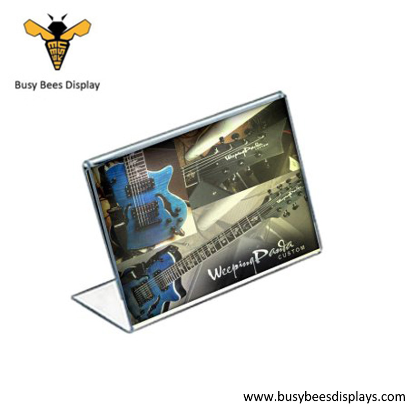 Clear Folder-Style A4, Acrylic Sign Paper Holder Stand