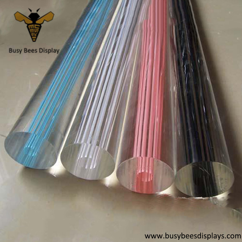 Colored Acrylic Round Transparent Plexiglass Rod
