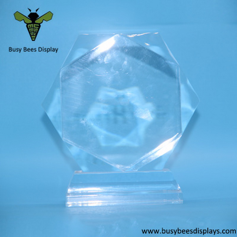 Custom Crystal Glass Diamond and Acrylic Crystal Trophy Award