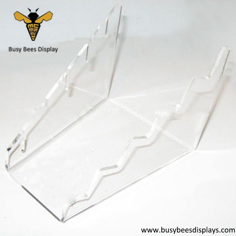 Customized Clear Acrylic Blade Holding Display Rack and Knife Display