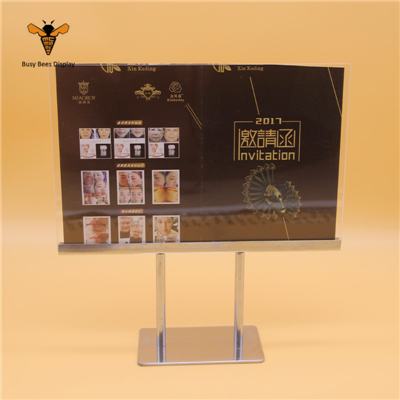 Desktop Thick Acrylic Poster Card, Document Stand Holder