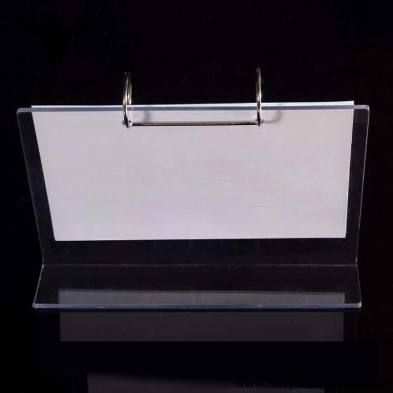 High Quality L-Shaped Triangle Calendar Sign Holder Stand Display