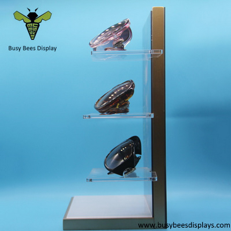 High Transparent Acrylic Glasses Display Shelf and Sunglasses Rack