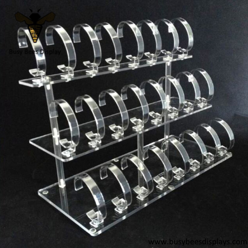 Hot Sale Acrylic Watch Display Holder Box and Cosmetic Display