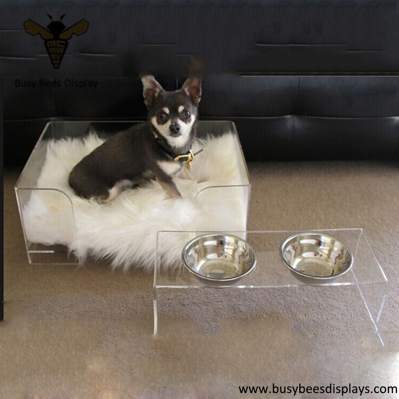 Luxury Handmade Acrylic Dog Sofa Bed, Kennel and Baby Pet Crib