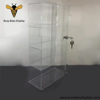Acrylic Bakery Display Case with Little Sweets and Baked Goods