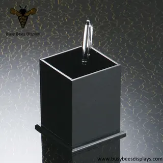 Transparent Fashion Office Pencil Container Storage Box Stationery