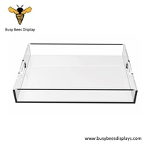High Quality Acrylic Serving Fudge Tray for Sale