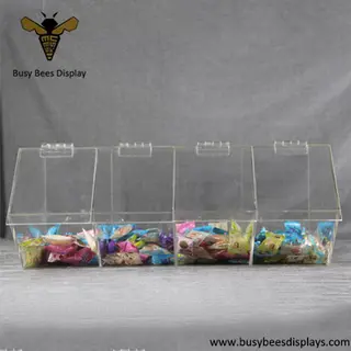 Square Clear Acrylic Candy Box, Candy Storage and Candy Sweet Box