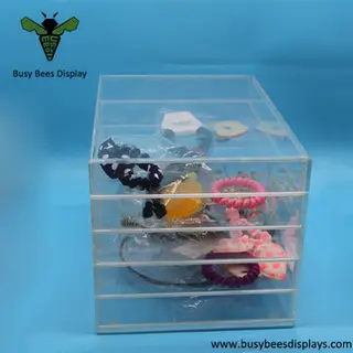 Acrylic Cosmetic Makeup Display Holder, Counter Top Display Stand