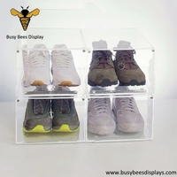 Hot Sale Clear Acrylic Shoe Drawer Display Box