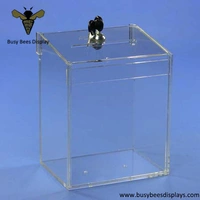 Customized Acrylic Ballot Box and Suggestion Box