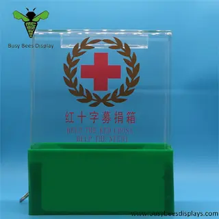 Acrylic Donation Box, Storage and Collection Box for Collect Money