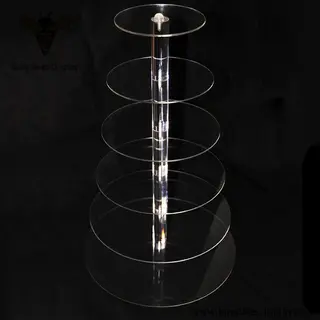 Acrylic Birthday Cupcake Display Stand Holders for Party