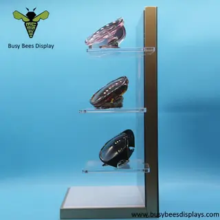 High Transparent Acrylic Glasses Display Shelf and Sunglasses Rack