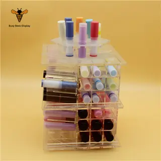 Custom Acrylic Cosmetic Display Counter, and Makeup Display Holder