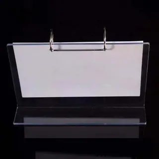 High Quality L-Shaped Triangle Calendar Sign Holder Stand Display