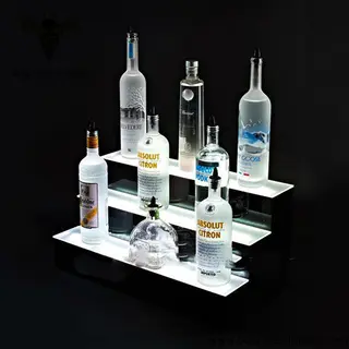 Custom Clear Acrylic Wine Rack, Bottle Holder and Wine Holder