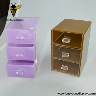 New Square Crystal Clear Plexiglass Shoe Box shelf