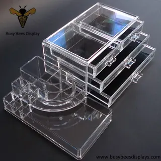 Beauty Acrylic Eyeshadow Organizer Box and Sorbus Drawer Holder