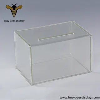 Wholesale Perspex Suggestion Box and Coin Donation Containers