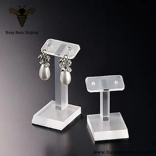 Acrylic Pendant Display Holder Frosted and Necklace Display Stand