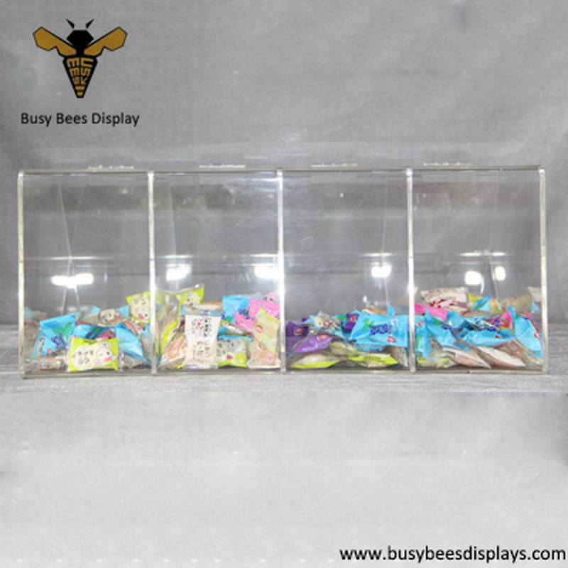 Square Clear Acrylic Candy Box, Candy Storage and Candy Sweet Box