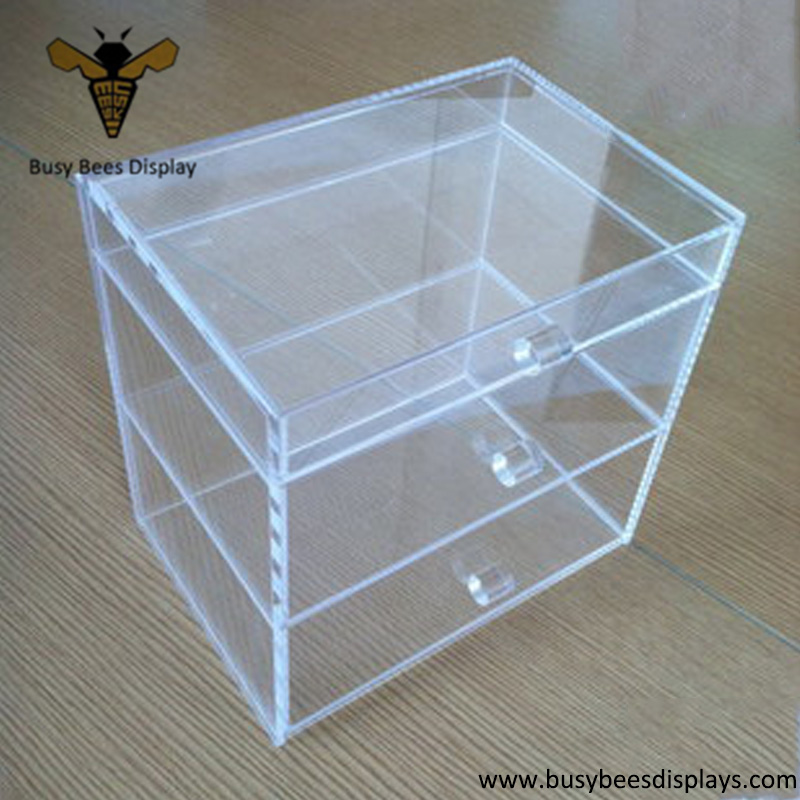 Square Cosmetics Display Cabinet and Display Stands