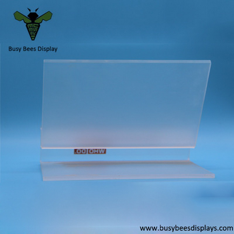 Standoff Mount, Vertical Top Load Acrylic Sign Holder