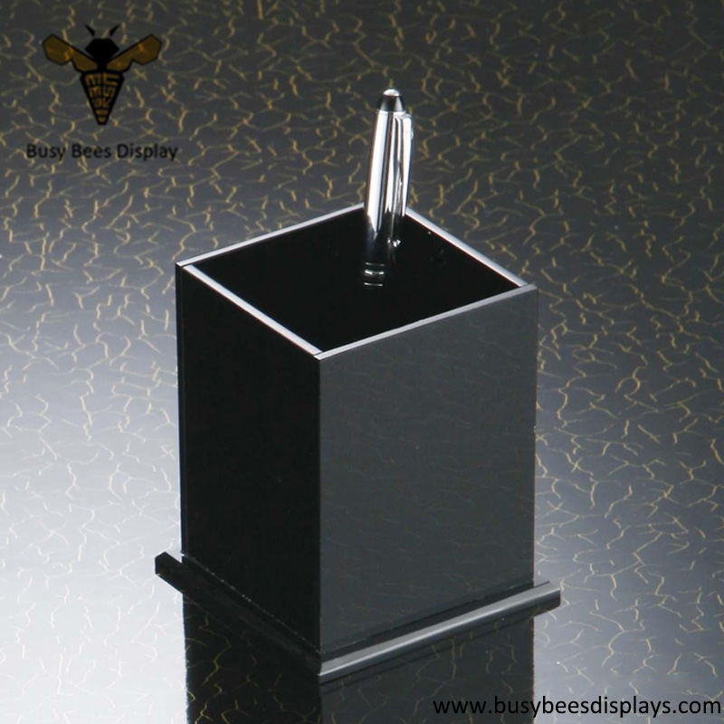 Transparent Fashion Office Pencil Container Storage Box Stationery