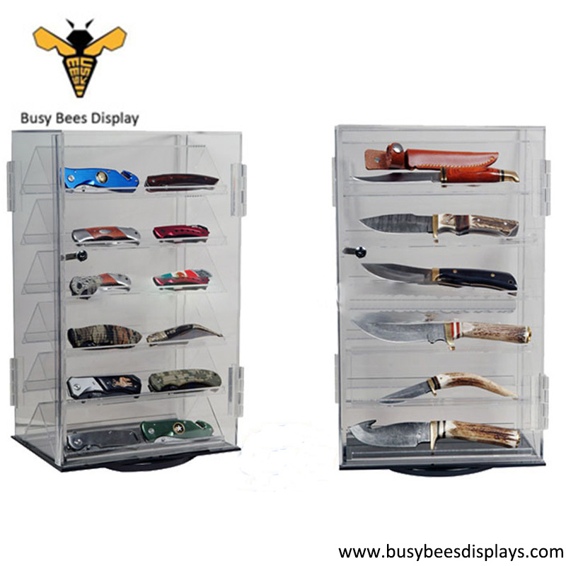 Useful Acrylic Knife Shelf, Scabbard Fork Spoon Display Holder