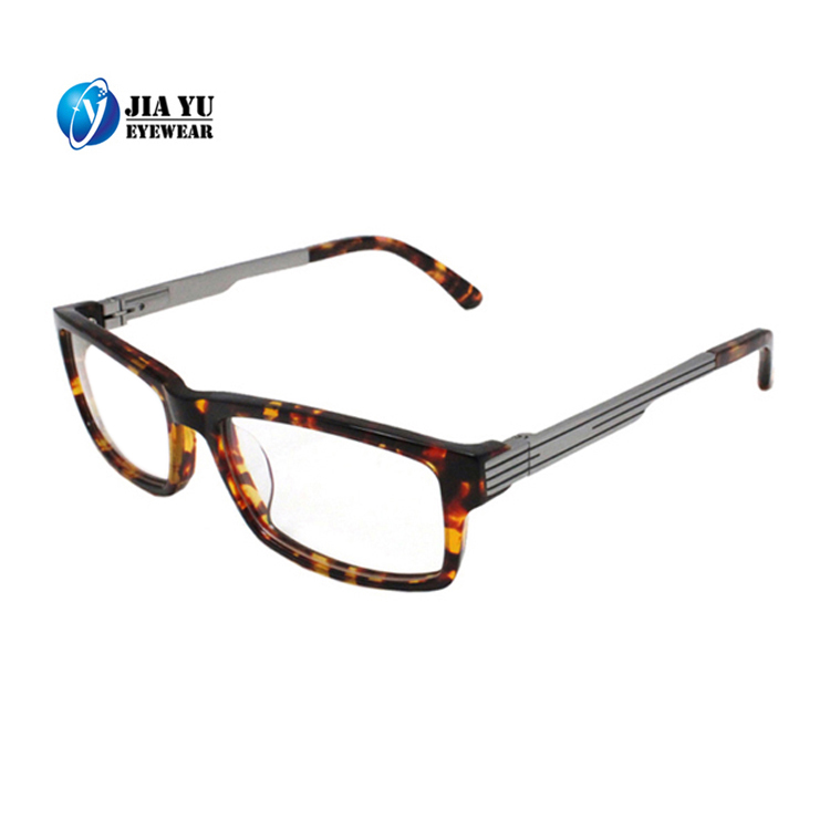 Acetate Men Reading Square Optical Frames Eyeglasses
