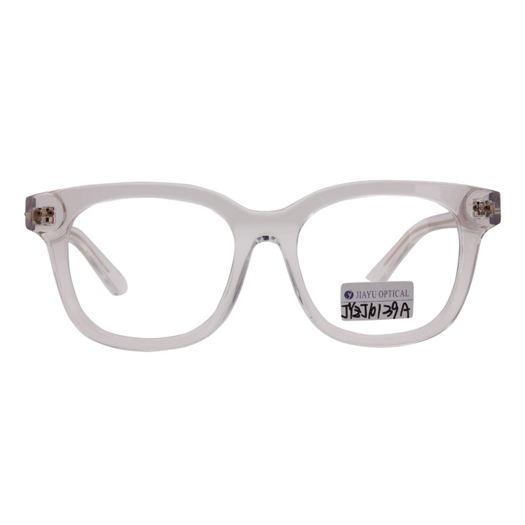 Handmade Acetate White Glasses Optical Frames Unisex