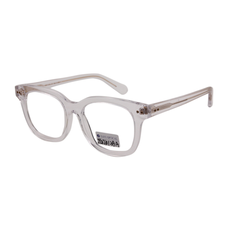 Handmade Acetate White Glasses Optical Frames Unisex