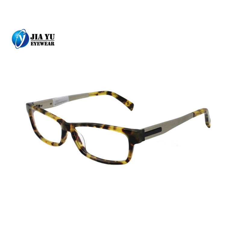 Brand Retro Custom Logo Square Unisex Optical Frames