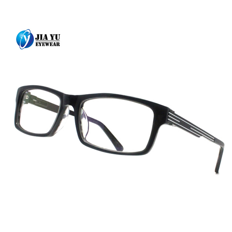  Square  Black Trendy Acetate Optical Frame