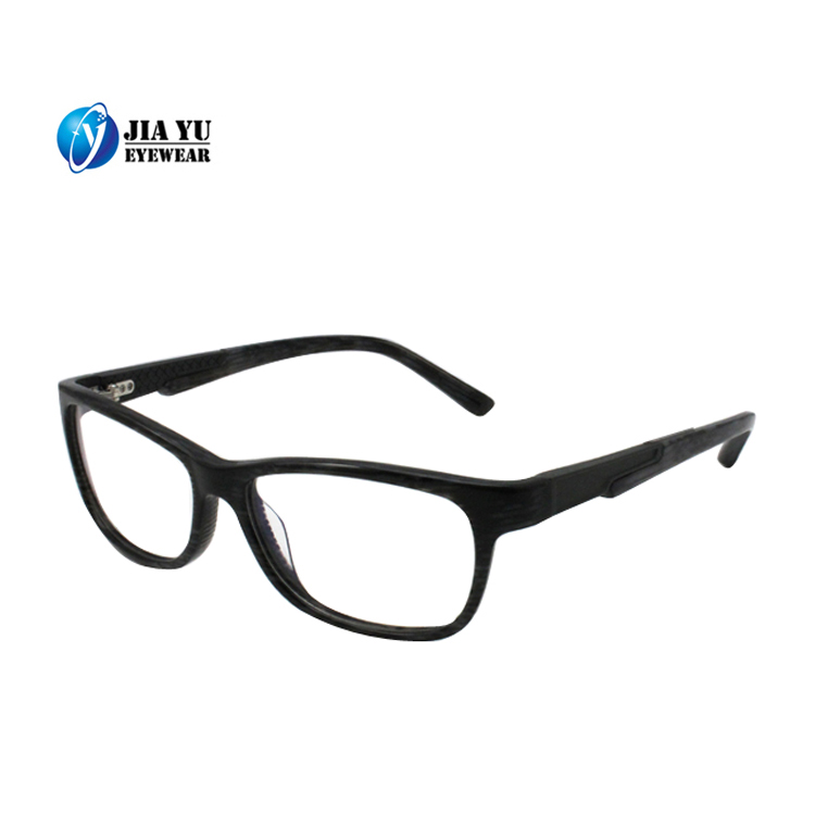 Designer Fashion Custom Logo Black Optical Frames Eyeglasses