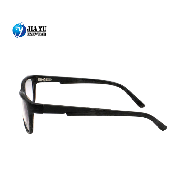 Designer Fashion Custom Logo Black Optical Frames Eyeglasses