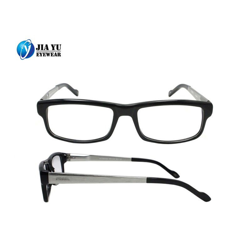 Designer Square Custom Logo Optical Frames Eyeglasses Men