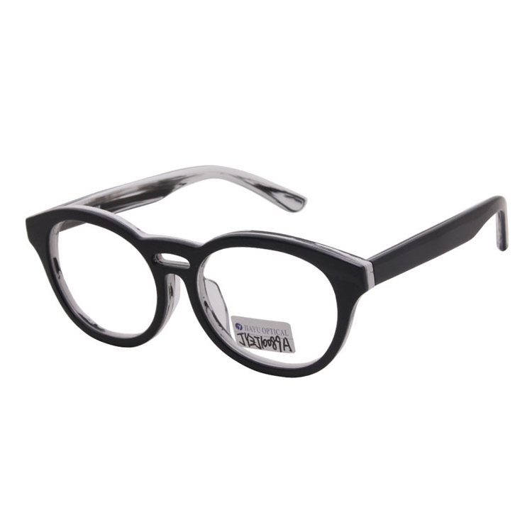 Luxury Classic Acetate Retro Round Optical Frames Eyeglasses