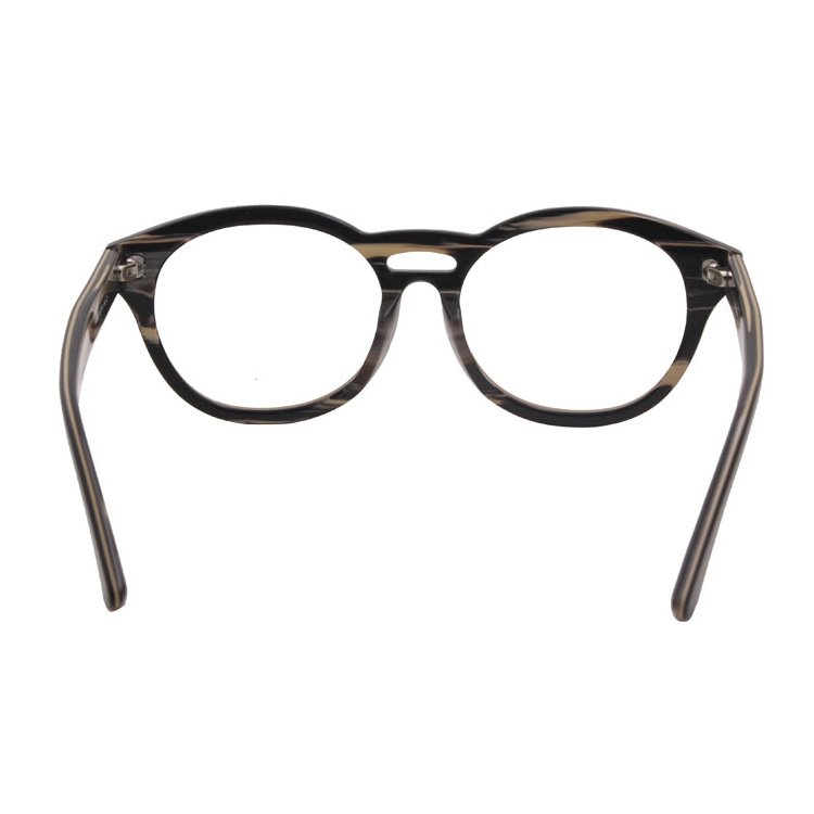 Luxury Classic Acetate Retro Round Optical Frames Eyeglasses