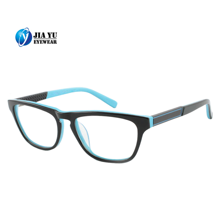 New Designer Fashion Custom Logo Men Acetate Optical Frames