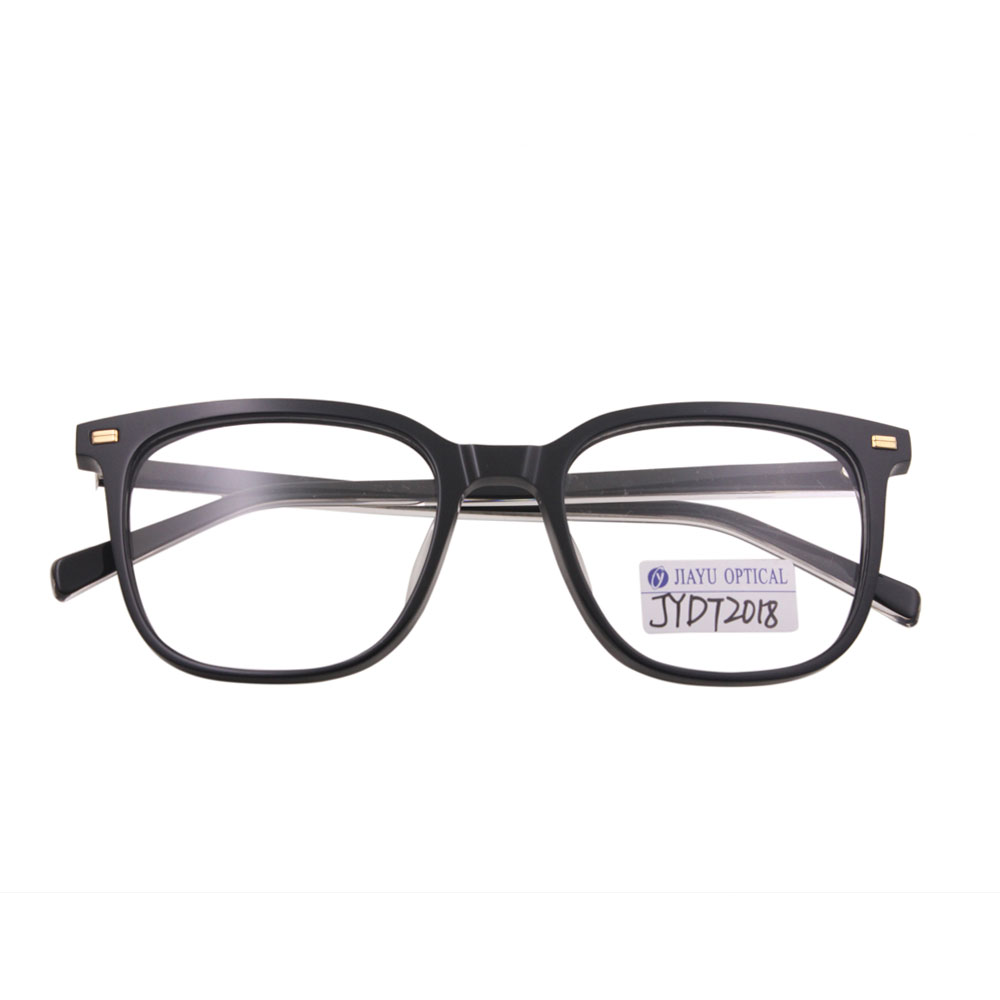 Classic Acetate Eyeglass Women Black Optical Glasses Frame