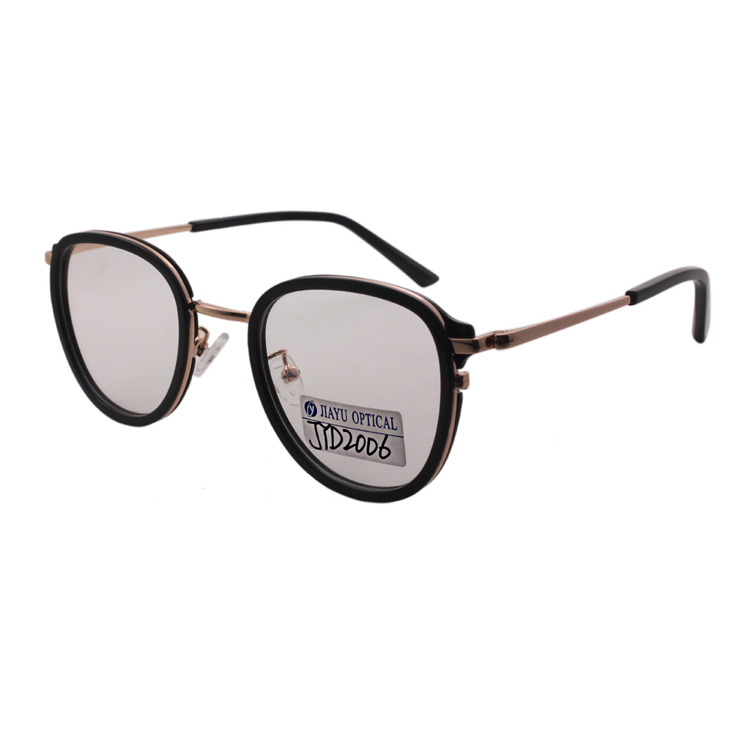 Custom Logo Retro Round Glasses with Metal Optical Frames