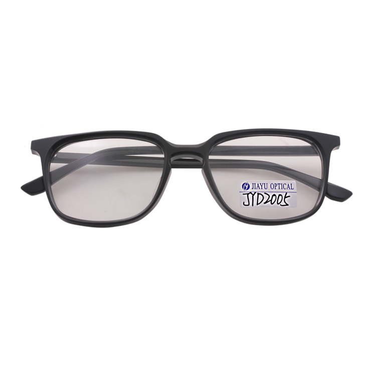 Square Black Optical Frames for Unisex      